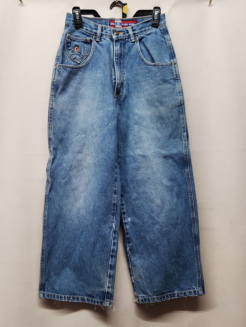 Bugle Boy Vintage-Style Relaxed Fit Blue Jeans